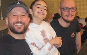 Jean, Luna et Fab qui ont dirigé notre LOTO